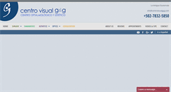 Desktop Screenshot of centrovisualgyg.com